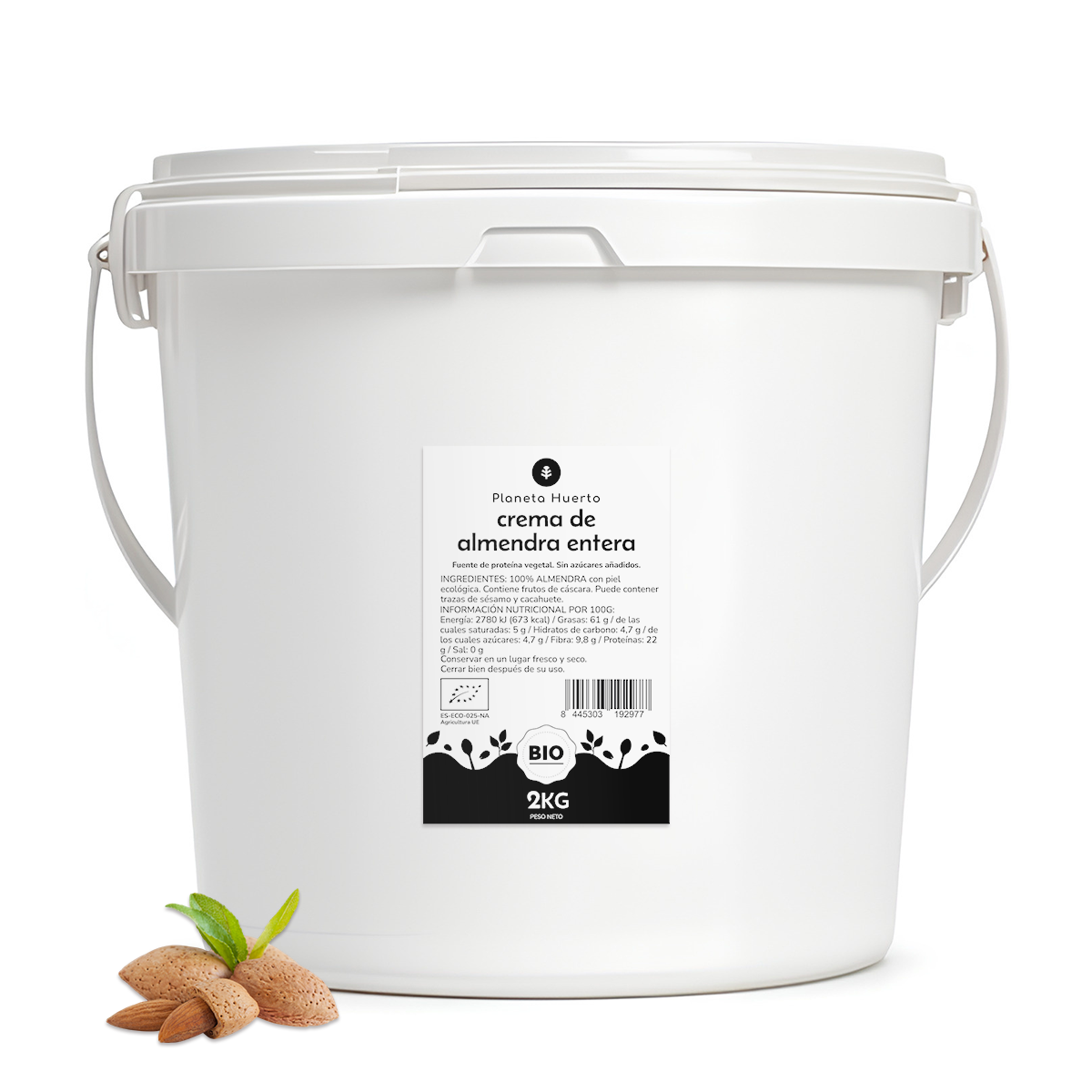 Crema de Almendras Enteras ECO Planeta Huerto 2kg