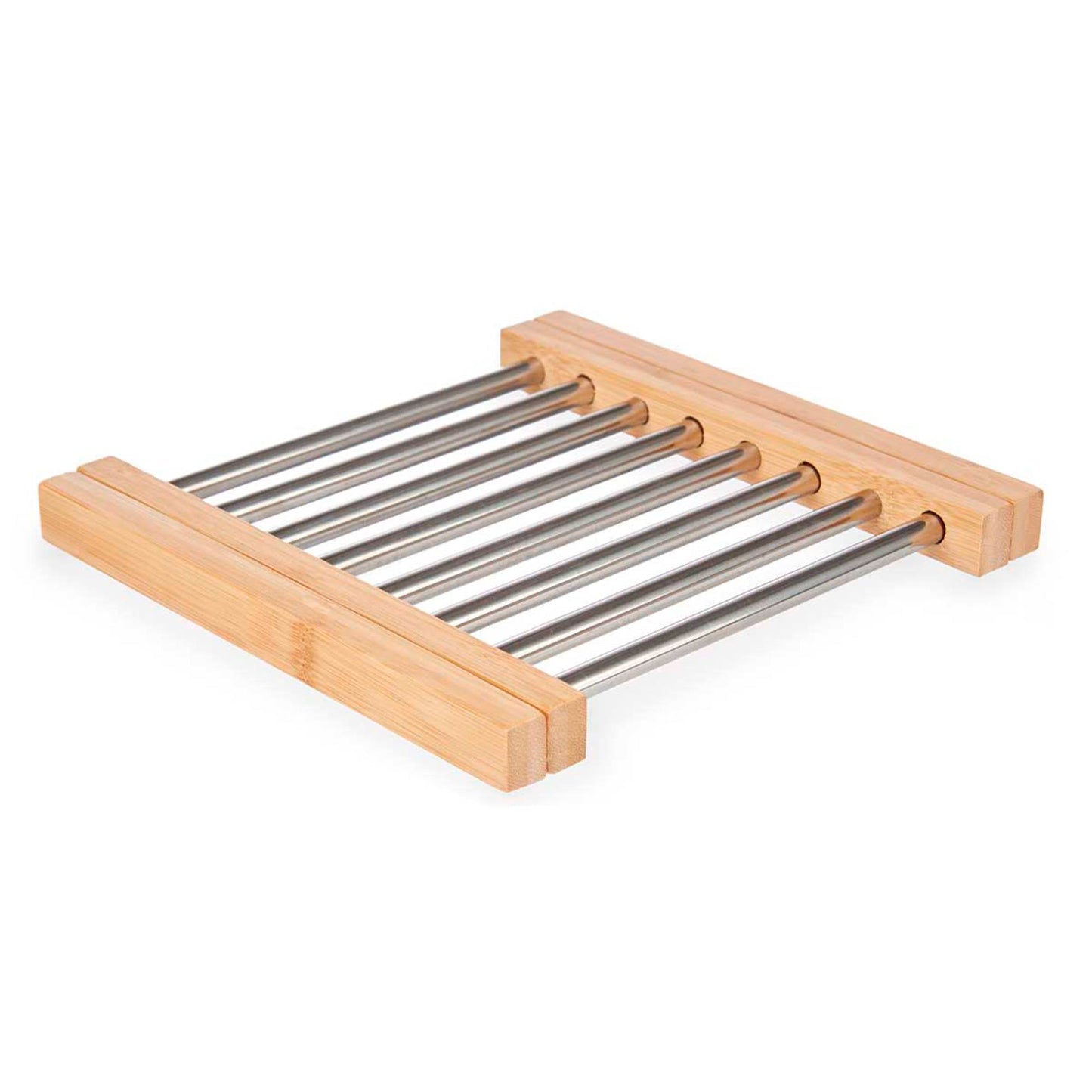 Salvamantel Acero Bambu Extensible Colección Kinvara_0