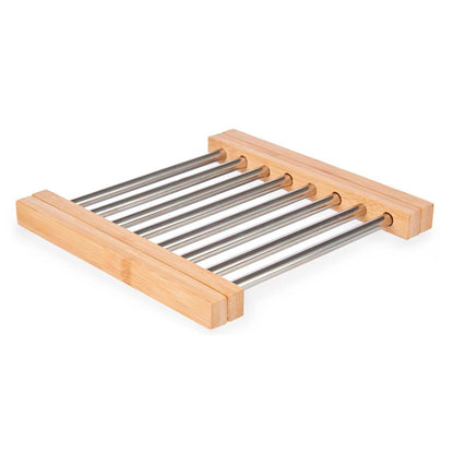 Salvamantel Acero Bambu Extensible Colección Kinvara