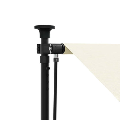 Toldo Retráctil De Tela Y Acero Crema 350x150 Cm_5