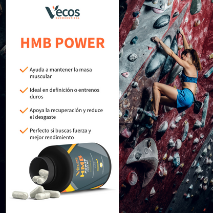 Hmb 2000 Mg Vecos 150 Cápsulas | Ganar Y Mantener Masa Muscular | Con Vitamina B6_3