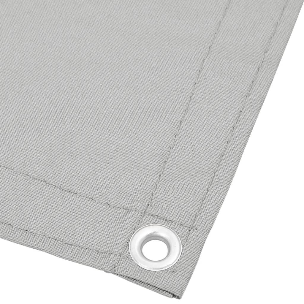 Vidaxl Pantalla De Balcón 100% Poliéster Oxford Gris Claro 75x400 Cm_3