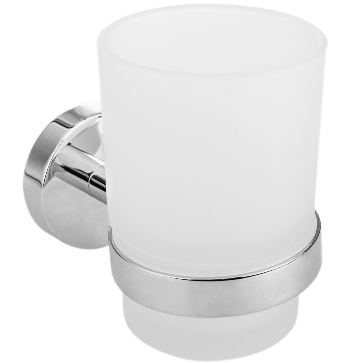 Vaso 68mm Diámetro Porta Cepillo De Dientes Con Soporte Porta Vaso De Pared Modelo Paddy_0