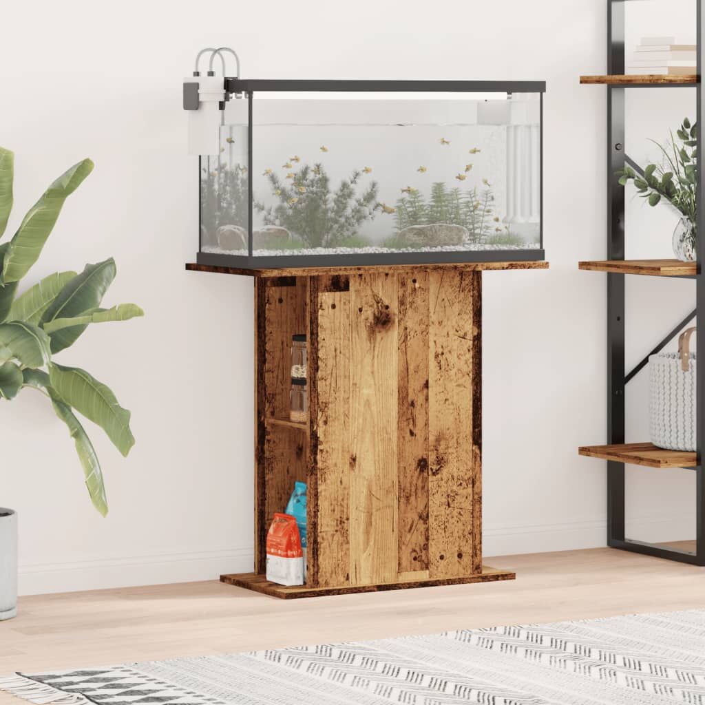 Vidaxl Soporte Para Acuario De Madera Vieja 36x75x72,5 Cm Madera De Ingeniería_1