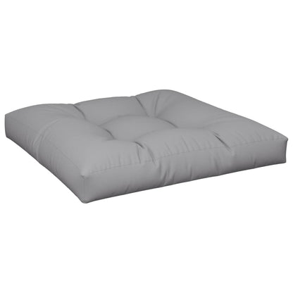 Vidaxl Cojín Para Sofá De Palets De Tela Gris 70x70x12 Cm_0