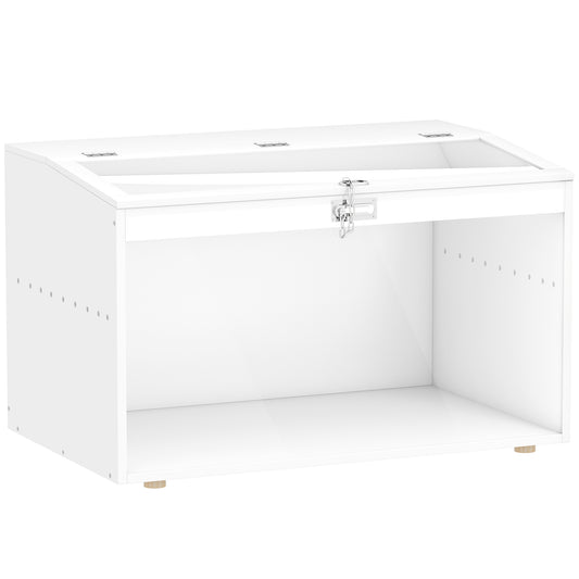 Pawhut Jaula Para Hámster Con Tapa Abatible Y Ventana De Acrílico Transparente_0