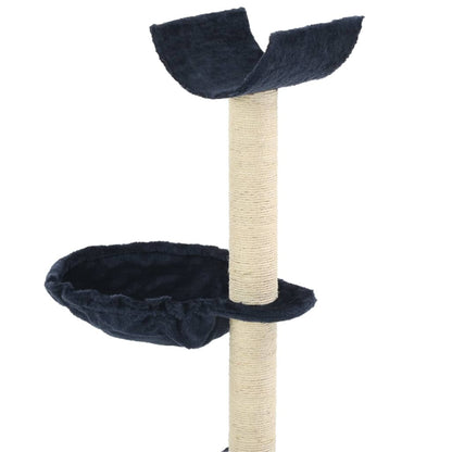 Vidaxl Rascador Para Gatos Con Poste De Sisal 105 Cm Azul_3
