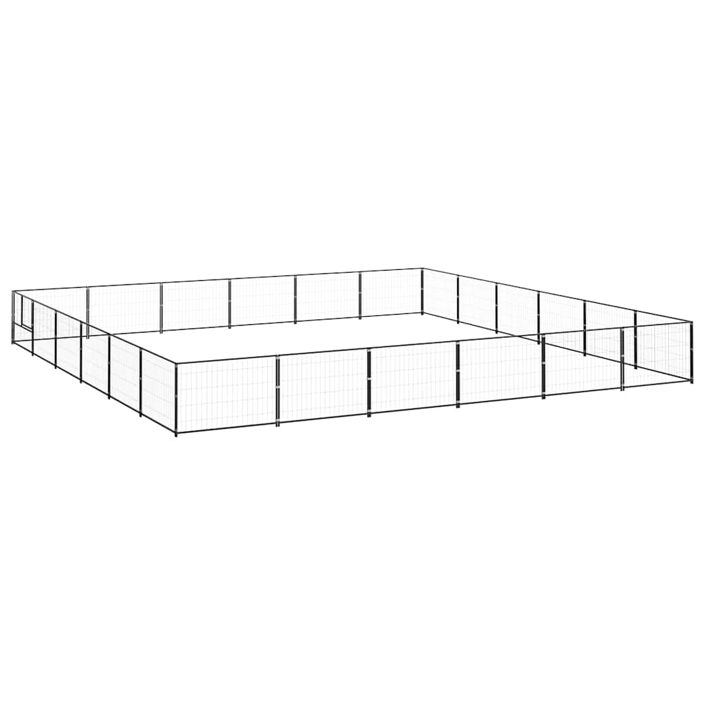 Perrera Acero 36 M² Negra_0