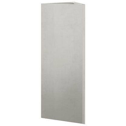 Jardinera Trianngular De Acero Inoxidable 30x26x75 Cm_5