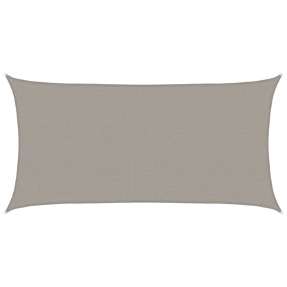 Vidaxl Toldo De Vela Rectangular Hdpe Gris Claro 160 G/m² 2,5x4,5 M_0