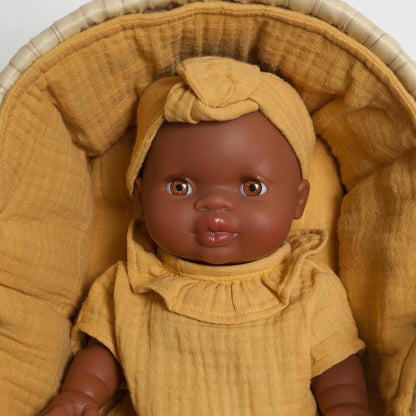 Capazo Mimbre Muñeca Bobble Mostaza_2