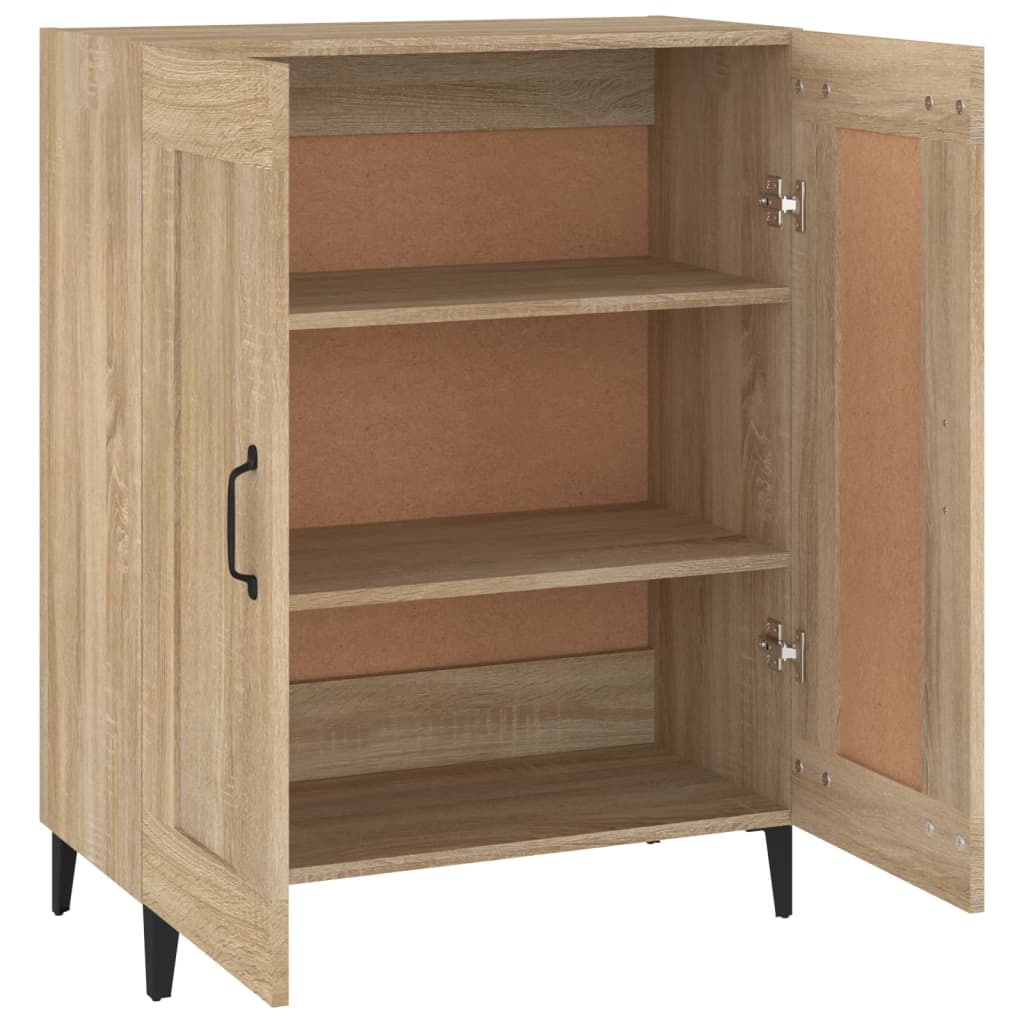 Aparador De Madera Contrachapada Color Roble 69,5x34x90 Cm / Vetonek_2