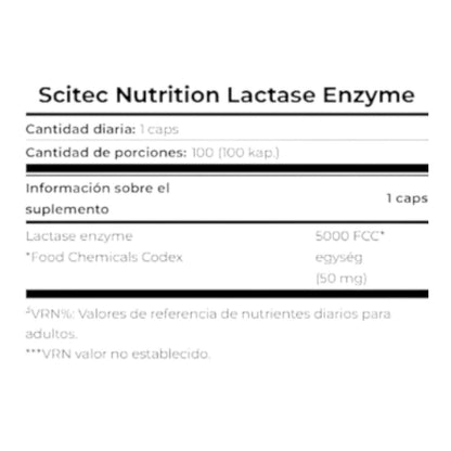 Lactase Enzyme 100 Caps