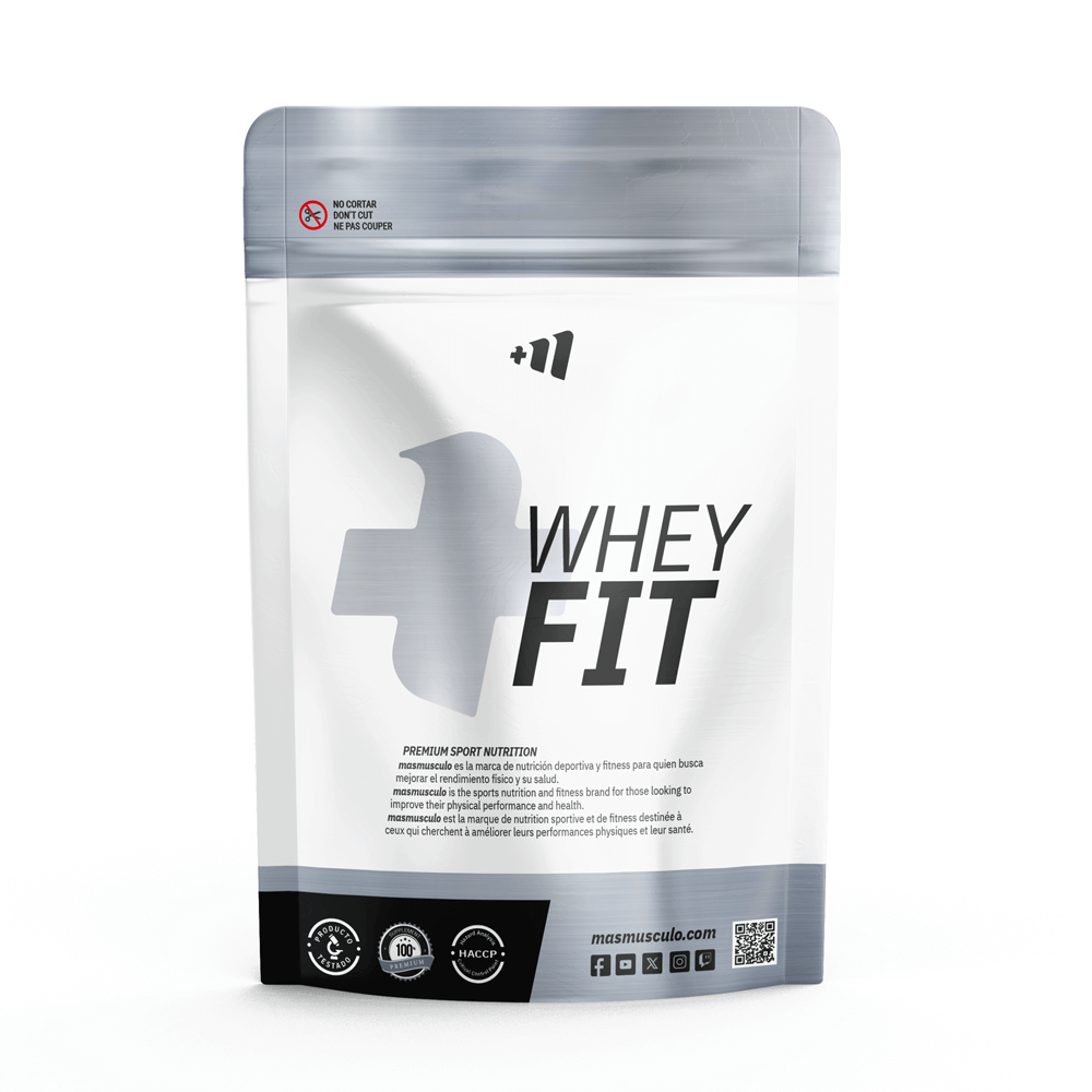 Whey Fit - 1kg - Fresa - Aumenta La Masa Muscular - Masmusculo_0