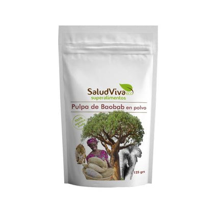 Pulpa de baobab en polvo ECO 125 g, Salud Viva