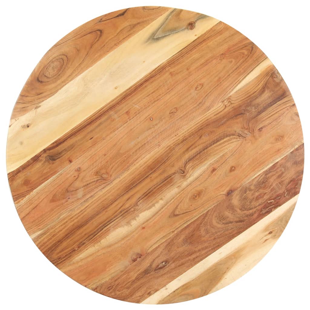 Mesa Auxiliar De Madera Maciza De Acacia 68x68x56 Cm_1