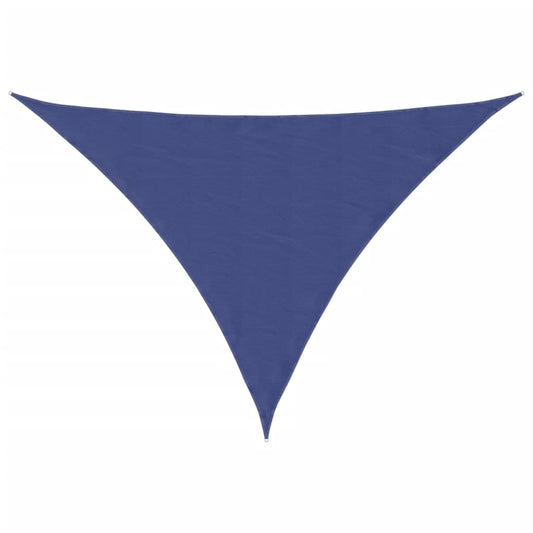 Toldo De Vela Triangular Tela Oxford Azul 3x3x4,24 M_0