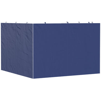 Outsunny 3 Paredes Laterales Para Carpas De 3x3 M Con Cremallera 300x200 Cm_4