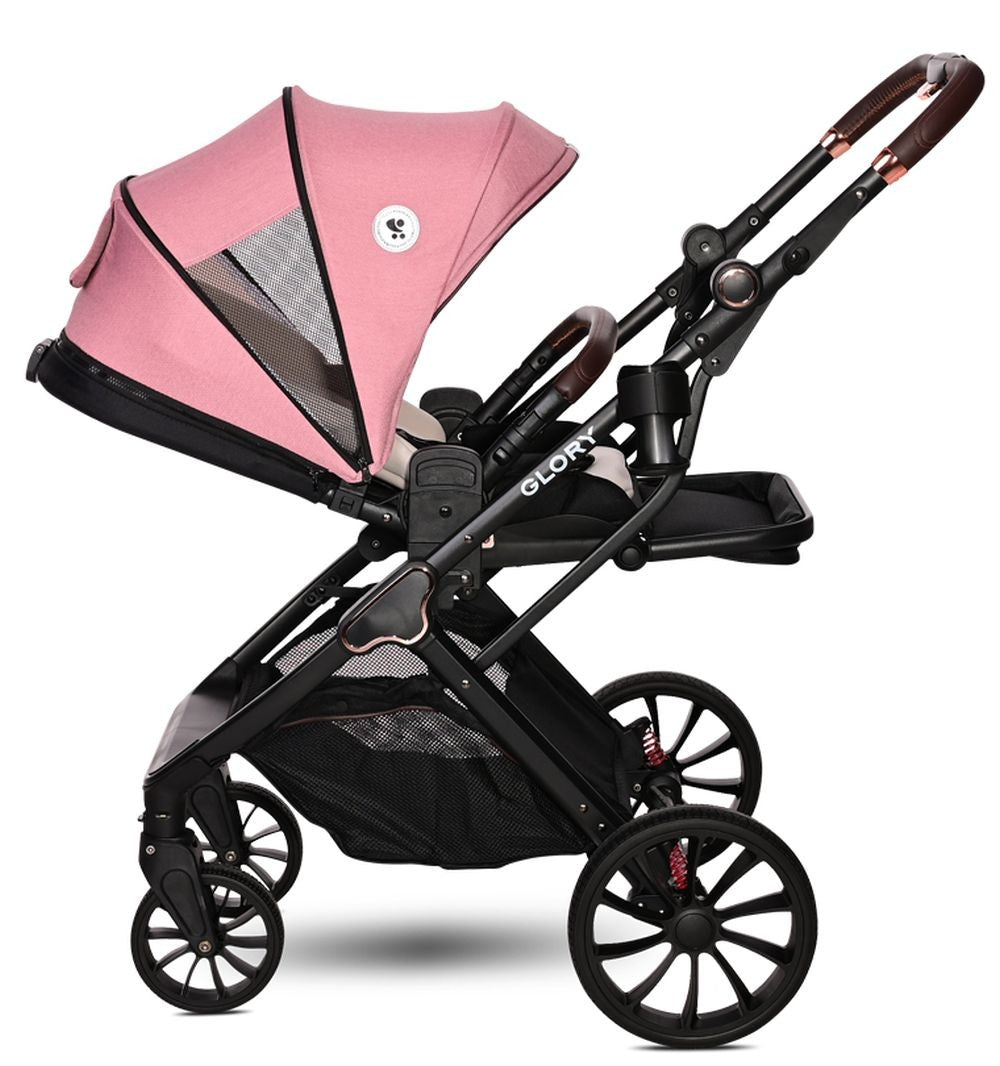 Carrito De Bebé Trio Glory Hasta 22 Kg Pink_2