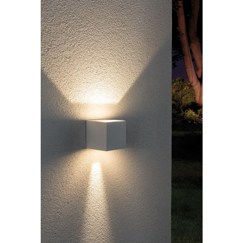 Aplique De Pared Para Exterior Paulmann 180.01 Led 3 W Blanco_3