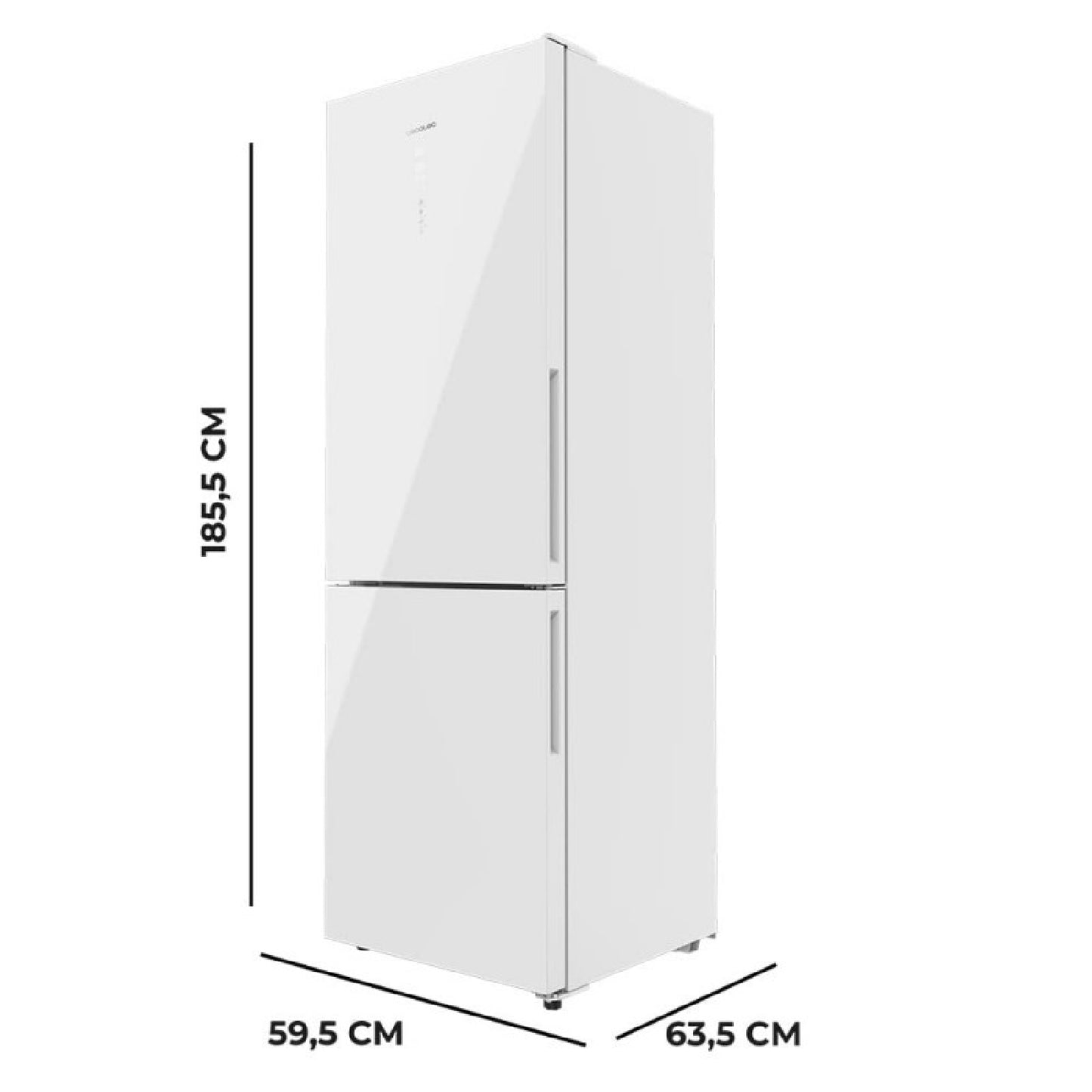 Cecotec Frigorífico Combi Bolero Coolmarket Combi 322 White Cristal E_1