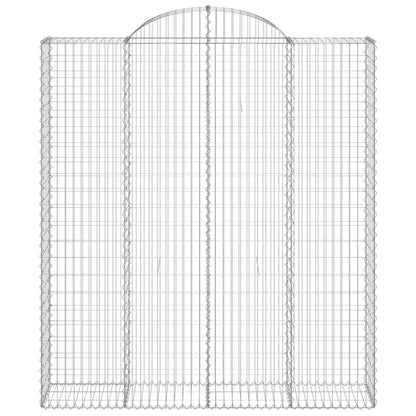 Cestas De Gaviones 4 Uds Forma De Arco Hierro 200x50x220/240 Cm_3
