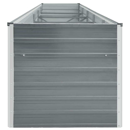 Arriate De Acero Galvanizado Gris 400x80x45 Cm_3