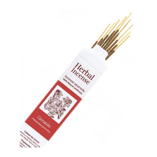 Incienso certificado de geranio Bioaroma 12 varillas