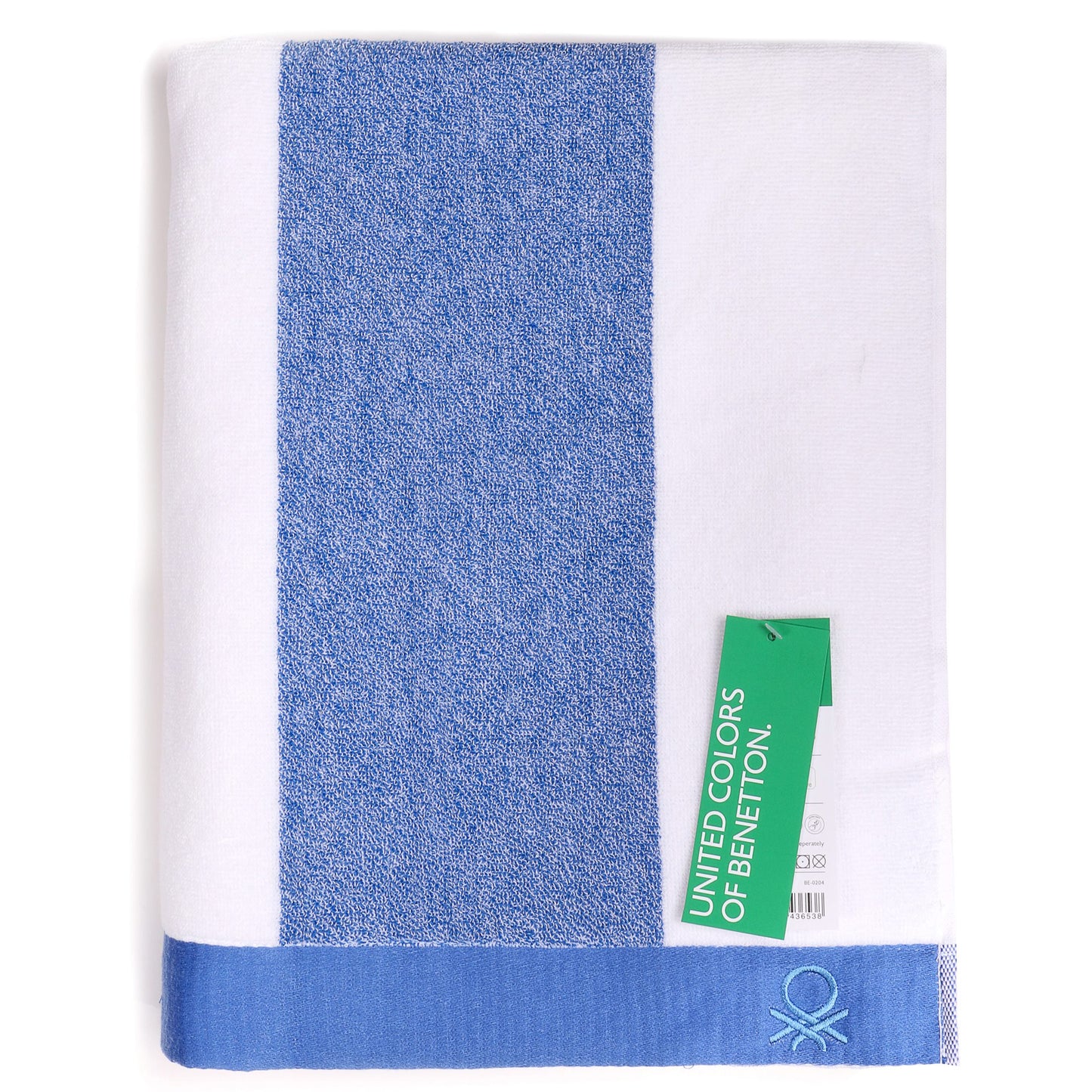 Toalla De Playa 90x160cm 450gsm Terry 100%algodon Azul Casa Benetton_5