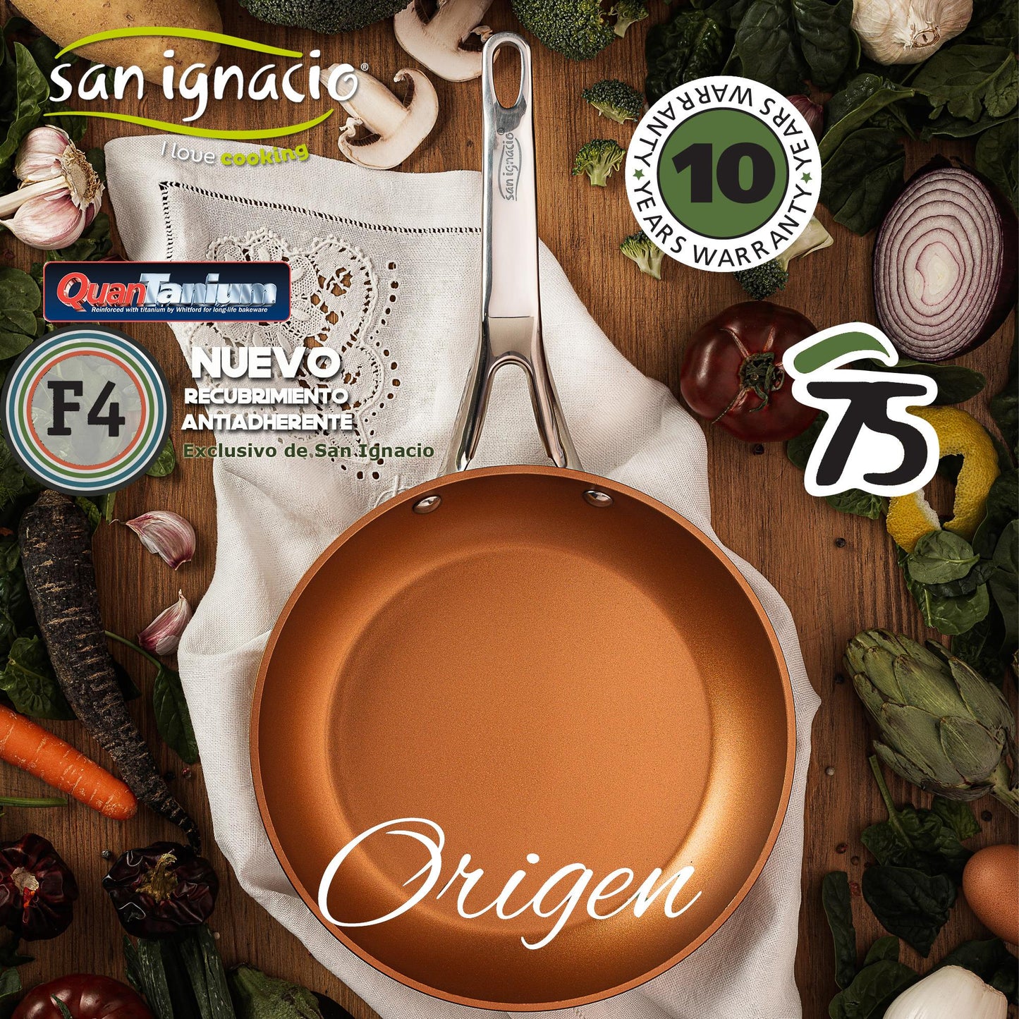 Sarten 24cm Aluminio Forjado Inducción, Colección Origen_1