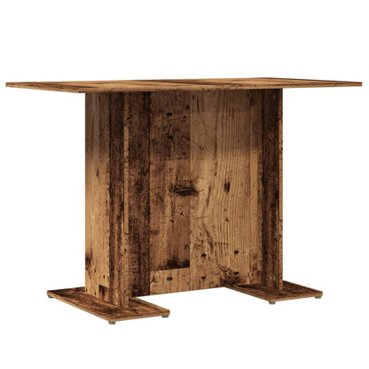 Mesa Comedor Madera Ingeniería Madera Envejecida 110x60x75 Cm_0