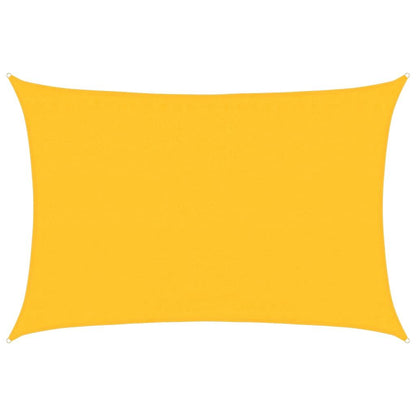Vidaxl Toldo De Vela Rectangular Hdpe Amarillo 160 G/m² 3,5x4,5 M_0
