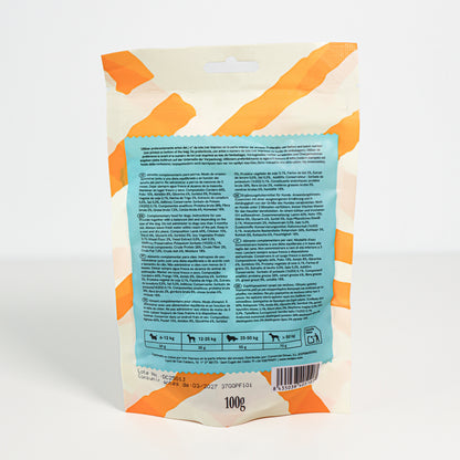 Snack Natural Para Perro Mini Tiras De Cordero 12 Paq X (100gr) Wuapu