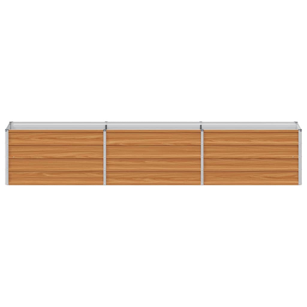 Arriate Elevado Marrón Claro 240 X 40 X 45 Cm Acero Galvanizado_4
