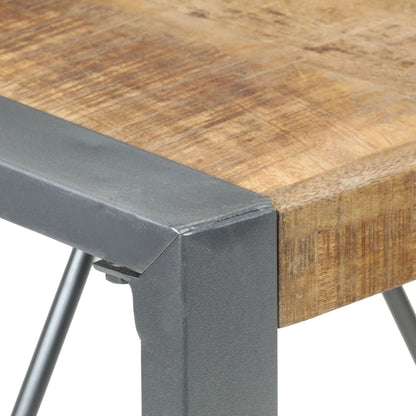 Mesa De Comedor Madera De Mango Rugosa 80x80x75 Cm_2