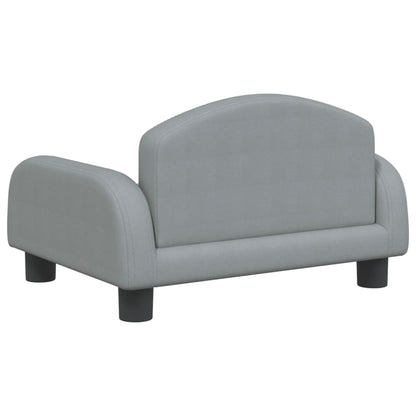 Cama Para Perros De Tela Gris Claro 50x40x30 Cm / Vetonek_3