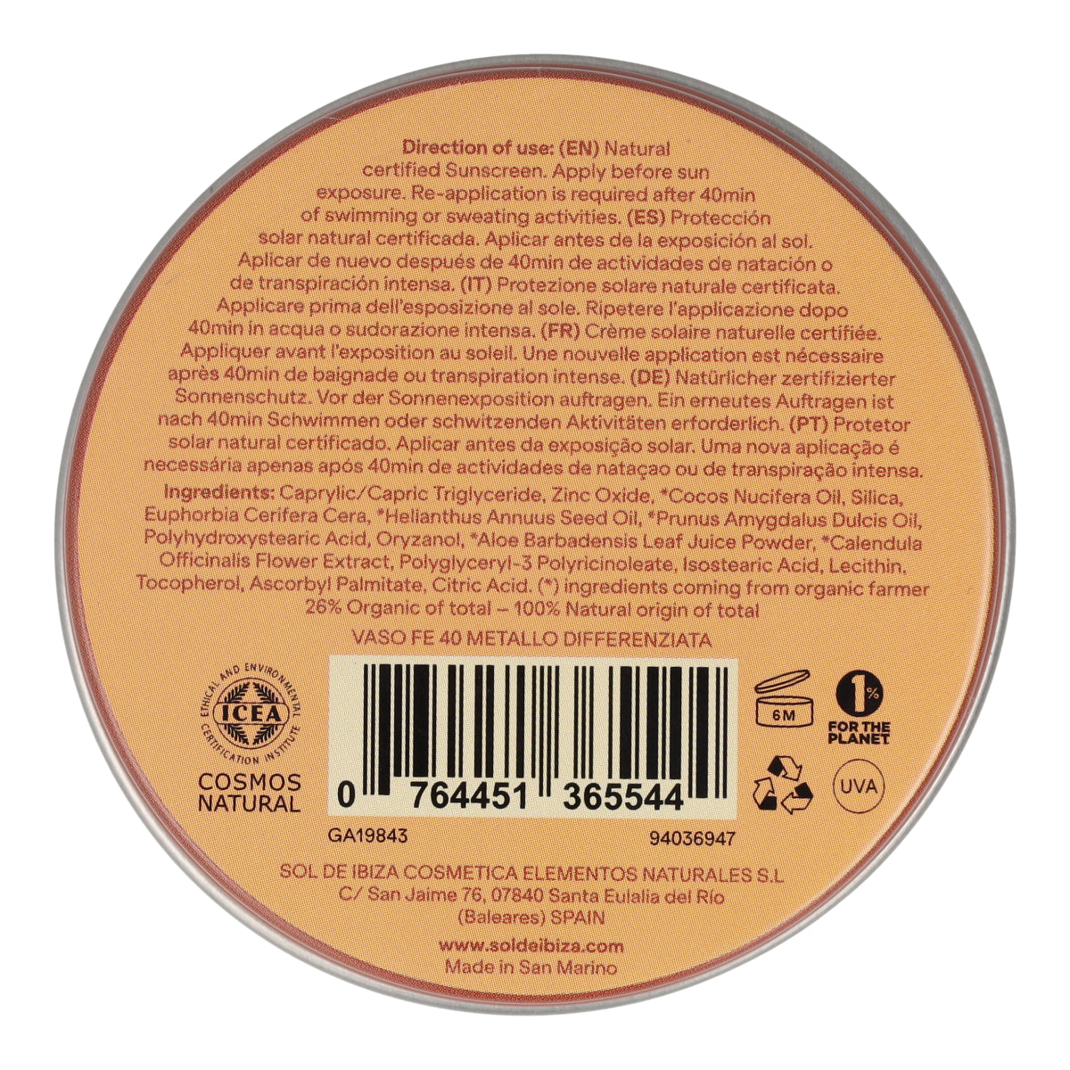 Latita Crema Solar SPF30 Sol de Ibiza 30 g