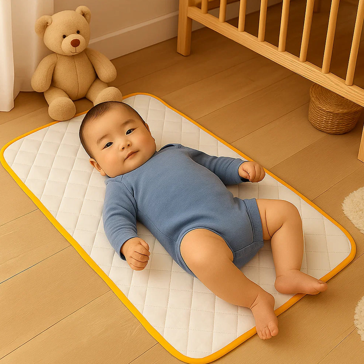 Alfombrilla De Cambiar Nomada En Algodón Bio Honey