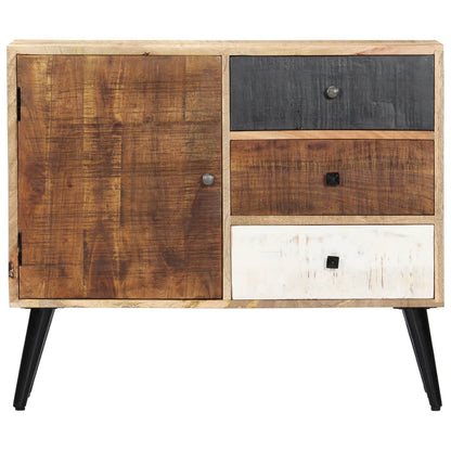 Aparador De Madera Maciza De Mango 88x30x73 Cm_1