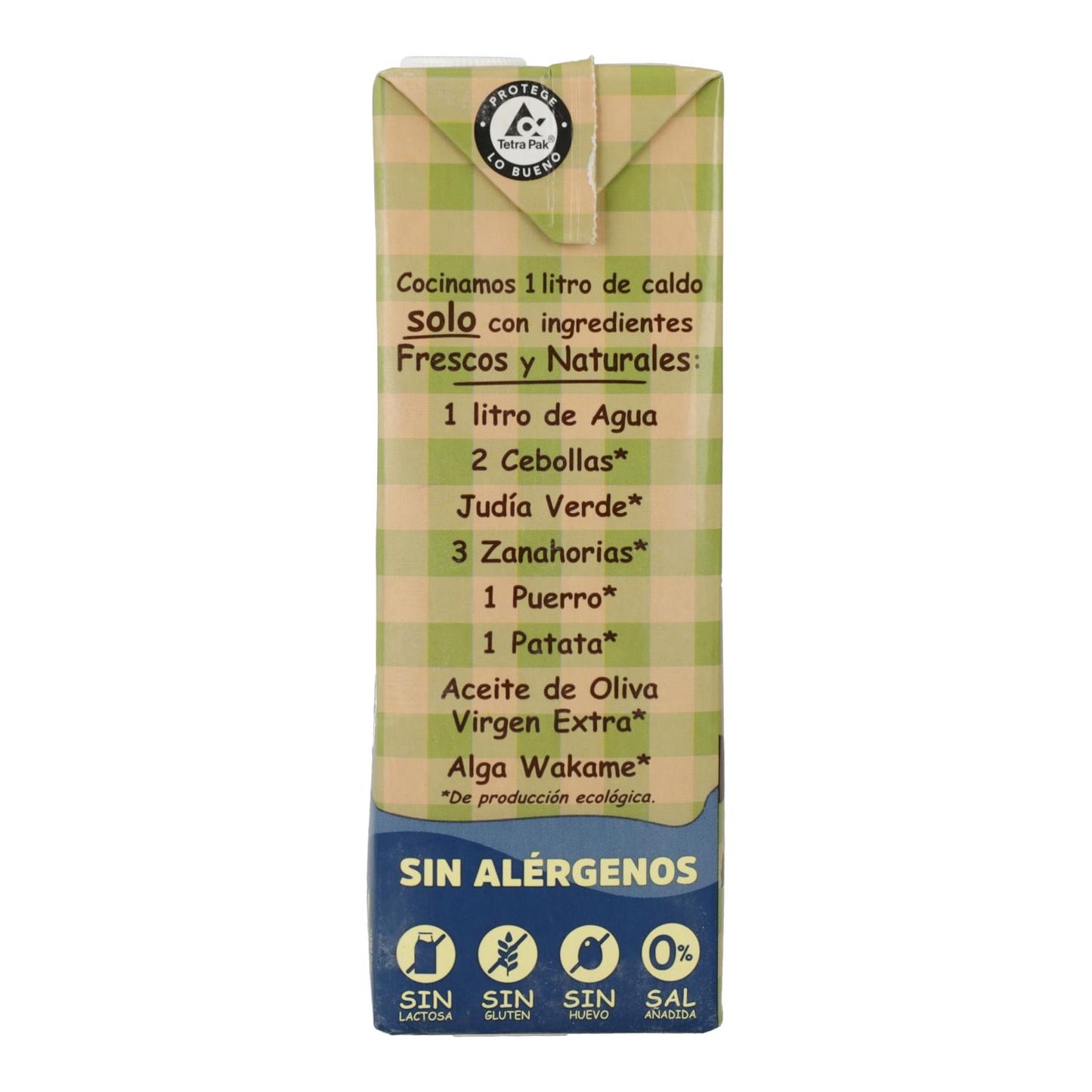 Caldo natural suave de verduras Eco Aneto 1L