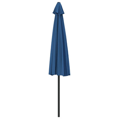 Vidaxl Sombrilla Balcón Semicircular Palo Aluminio Azul 300x155x223 Cm_3