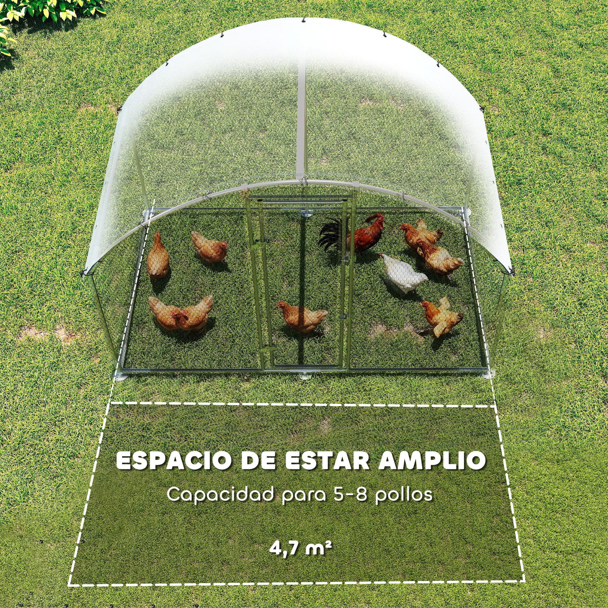 Pawhut Gallinero Para Exterior_3