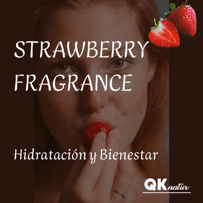 QKnatur - Aceite De Masaje Con Fragancia Fresa - 200 Ml - Para Masajes Corporales Relajantes - Hidratación Y Nutrición_3