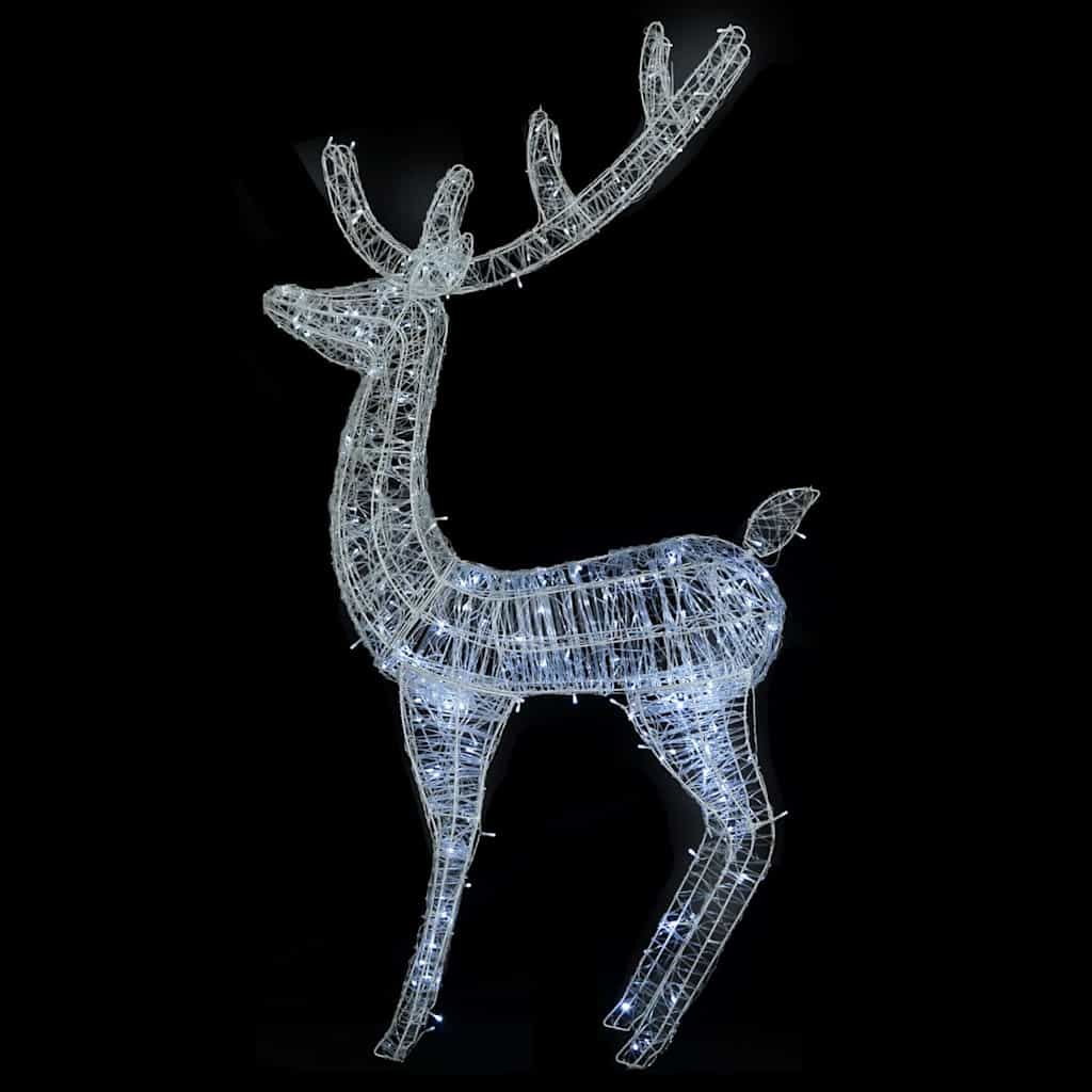 Vidaxl Reno Navideño Acrílico Xxl 250 Leds Blanco Frío 180 Cm_4