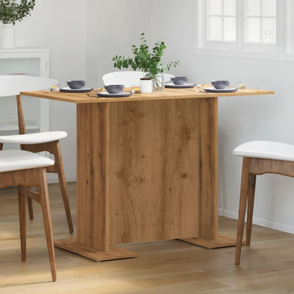 Mesa De Comedor Madera Ingeniería Roble Artisan 110x60x75 Cm_2