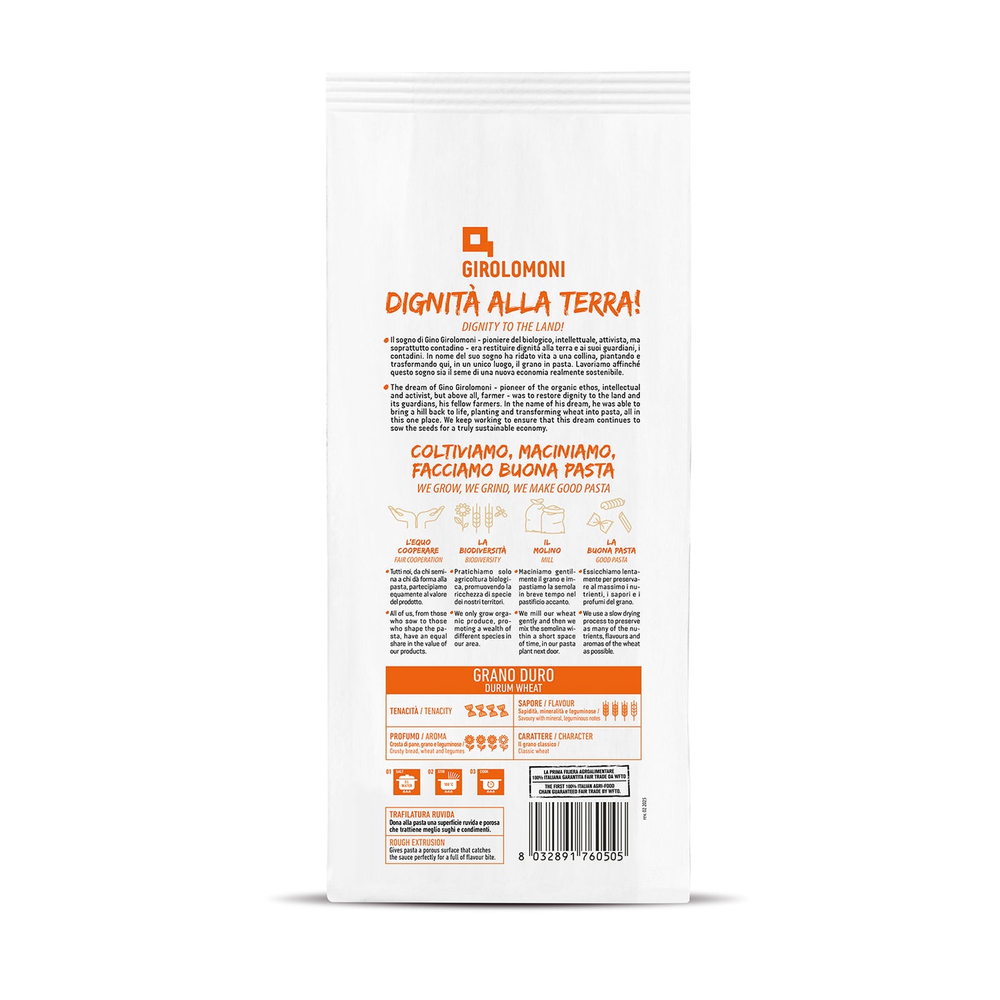 Pasta Fattoria de trigo bio Girolomoni 500g