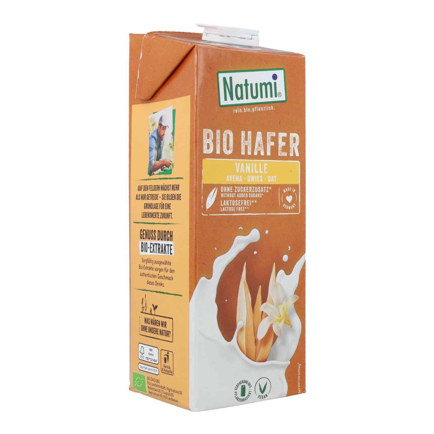 Bebida de Avena Vainilla Bio Natumi 1 L
