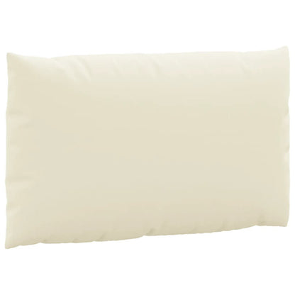 Vidaxl Cojines Para Palés 2 Unidades Tela Oxford Blanco Crema_5