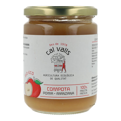 Compota de manzana ECO Cal Valls, 400 g
