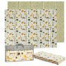 Bathby | Alfombra Plegable Para Bebé 200 × 150 Cm, Reversible Animales/hojas
